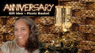 Anniversary Gift Idea ~ Luxury Picnic Gift Basket
