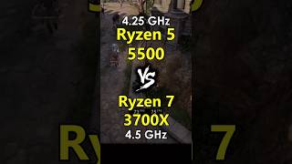 Ryzen 5 5500 vs Ryzen 7 3700X OC Test in Games