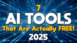 信じられないけど実は無料！2025年版AIツール7選