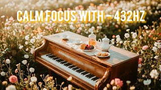 I Stay Focused with This Frequency ✨ – 432Hz Healing Morning Piano & Uplifting Quotes Vol.30