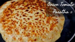 Easy Dinner Recipe| Quick Dinner Recipe| Veg Dinner Recipes Indian| Tomato Onion Paratha