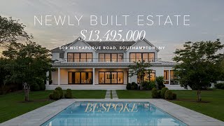 $13,495,000 Newly Built Estate with Farm, Pond, & Ocean Views
