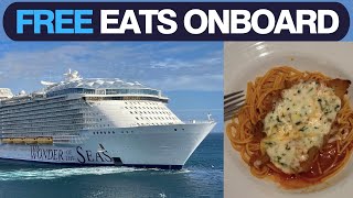 Where to Eat for FREE on Wonder of the Seas | Royal Caribbean Dining Guide