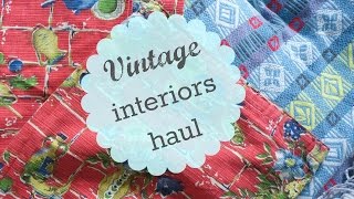 Vintage interiors haul | UK family vlogger