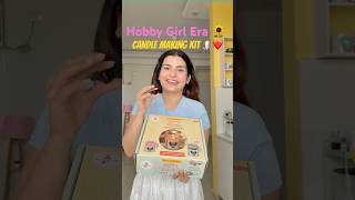 Trying Out Candle Making Kit ❤️🕯️Hobby Girl Era 🩷 #youtubeshorts #shorts #minivlog #yashitarai