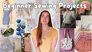 Beginner Friendly Sewing Ideas (with free patterns)