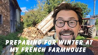 Farmhouse Restoration France Episode 27: Autumn Garden preparation, A New Life In Central France.