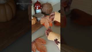 DIY Fall Garland 🍂☕️🧡 #homedecor #diyprojects #falldiy
