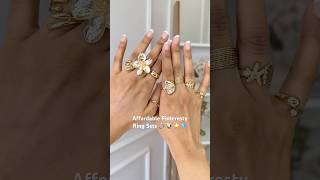Affordable *PINTERESTY* Ring sets 💍😍✨ #shorts #affordablejewellery