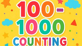 Counting 100 - 1000 for nursery rhymes class with children theme song || 