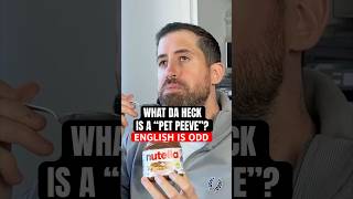 English is his PET PEEVE🤪Not @nutella  #languagebarrier #petpeeve #sketchcomedy #englishisfun