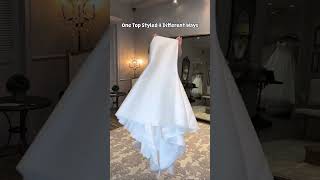 One Top Styled Four Different Ways with Valentini Spose Bridal