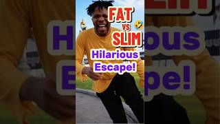 Fat vs Slim Hilarious Escape! 🤣🧱" #shorts #funny #trendingshorts2024