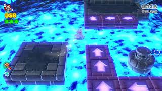 Purple plays Nintendo switch super Mario 3d world Boiling blue bully belt video 40