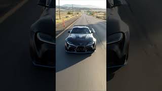 Black Toyota Supra: INSANE Drift! 🚗🔥 | AniesAutoRush #carlovers #automobile #supraattitude