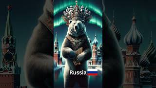 Nations as Mythical Creatures by AI Pt. 1 #daily #funny #funnyshorts #bf #ai #countries #national