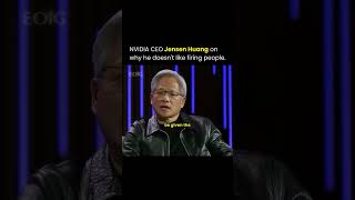 NVIDIA CEO don't like firing people | PopShorts #popshorts