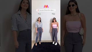 Myntra Outfit Ideas ✨ #pinterestinspired #myntraoutfits #viralshortsshort