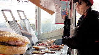 Spectacular sandwiches in Rome from Mrs. Annarella! 🍔 Panini Italian street food @Romafood