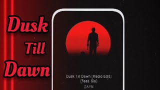 ZAYN - Dusk Till Dawn ft. Sia ||  (Status Music Video) || 😍