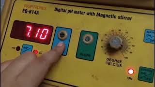 cGMP Day Activity- Standard Operating Procedure for Equiptronics pH Meter