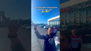 She thought we would hit her new car... #carsalesman #carsales #carsunlocked
