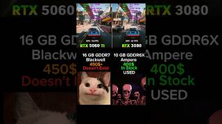 RTX 5060 Ti vs RTX 3080 in 2025 !!! #shorts #nvidia #benchmark
