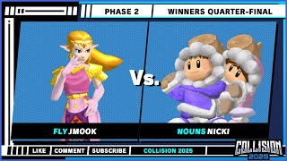 Collision 2025 - Winners Quarter-Final - Jmook (Zelda) VS Nicki (Ice Climbers) - Melee Singles