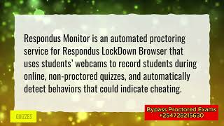 Can students cheat with respondus lockdown browser