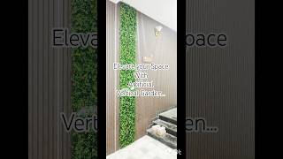 Vertical Garden Decor Inspiration!!! #ArtificialVerticalGarden #VerticalGardenDecor #GreenWallDecor