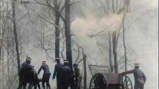 Japanese outpost on the Yalu River in Color by Deep Learning