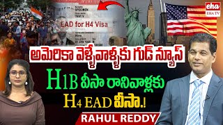 What is EAD for H4 Visa, America New Visa Process | Immigration Expert Rahul Reddy | EHA TV