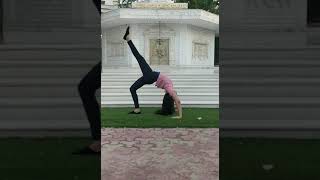 #chakrasana #wheelpose #backbending #backbend #chakrasanavariation