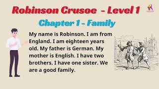 Learn English Through Stories | Robinson Crusoe | Level 1 | Interesting Story
