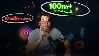 How To Get 10 to 100 Million Views A Month (For Free)