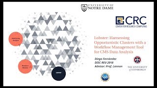 Lobster: Harnessing Opportunistic Clusters with a Workflow Management Tool for CMS Data Analysis