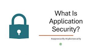 What is Application Security #appsecurity #softwaresecurity #codefarm