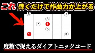 【作曲の第一歩】6弦と5弦で覚える！ダイアトニックコード完全マスター