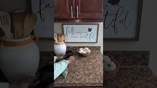 Fall decorating, full video on my channel for 2025.  #falldecoratingideas  #fallseason  #shorts