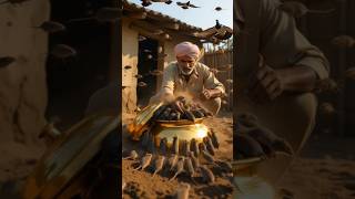 Greed Turns Gold into Nightmare 😱#MoralStory #ShortFilm #GreedStory #AnimatedShort #VillageTale