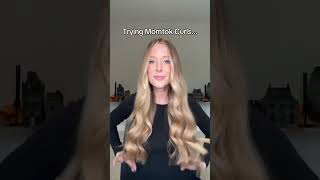 Trying Momtok curls... is this right? 👀