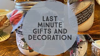 Last Minute Decor and Gifts