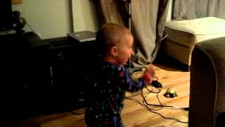 Evan walking