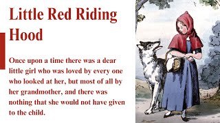 Learn English through story 🍀 level 1 🍀 Little Red Riding Hood