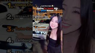 Ranking Car Sounds With Mouth Moment  #automobile #jdm #mazdarx7 #dodge #hana