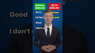 Normal vs ielts English #readingeanglish #englishconversation #ieltsvocabularyenglish #learn