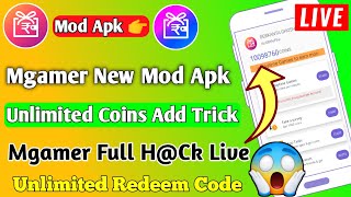 Mgamer New H@Ck Apk 2021 | Unlimited Coins  Add Trick | Unlimited Trick | Mgamer Coin Trick #Mgamer