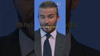 David Beckham Talks Success Insights from the Football Field #davidbeckham #motivation