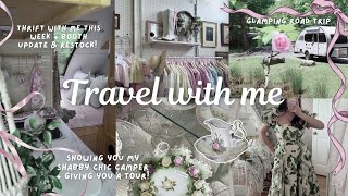 Thrifting, Road Trips & Touring My Pink Camper ✨ | A Whimsical Week in My Life