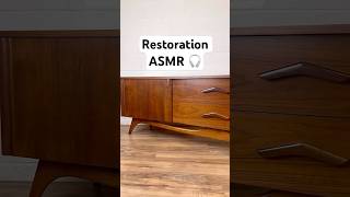 🛠️Restoration Soundtrack #midcenturymodern #furniturerestoration #furniture #furnitureflip #walnut